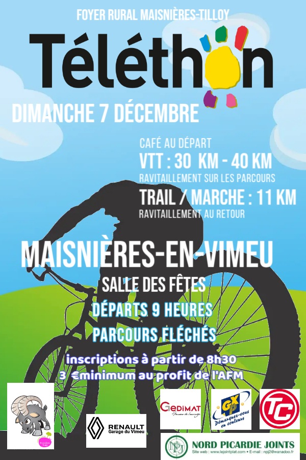 Téléthon à Maisnières-en-Vimeu - ©Freepik Téléthon à Maisnières-en-Vimeu