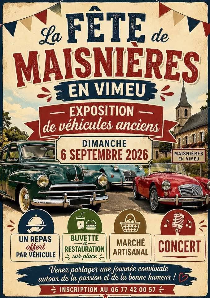 6 septembre - Fête - ©Comité des fêtes- 2026 6 septembre - Fête